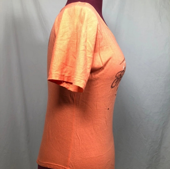 Harley-Davidson Peach Tee - Picture 3 of 9